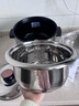 爱德（aide） 304不锈钢内胆0涂层电饭锅老式家用电饭煲迷你小型2多功能3蒸煮4大容量5-6人L升老款带蒸笼无涂层 4L原色/4-6人(304不锈钢盖款) 4L 实拍图