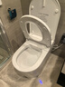 九牧（JOMOO）智能马桶零压限制泡沫盾轻音冲全自动翻盖清洗烘干一体机家用马桶 免触脚感+防溅魔力泡+手机控制/静界 305(300)/400坑距下单备注 实拍图