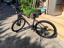 喜德盛山地自行车黑客380避震前叉21速禧玛诺变速X6铝合金车架通勤代步 黑/灰色（26款） 17寸（建议身高165-180） 实拍图