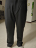 啄木鸟高档羊羔绒休闲裤加绒加厚男士商务西裤弹力直筒宽松中年爸爸裤子 S-黑色 厚款 33码【2尺6腰围】140-150斤 实拍图