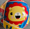 费雪（Fisher-Price）儿童玩具球 拍拍球彩印球10cm(狮子+猴子)2个装生日礼物礼品 实拍图