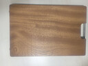 爱仕达（ASD）菜板进口乌檀木99%抗菌砧板整木加大加厚双面防霉面板45*30*3.0cm 实拍图