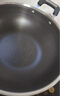 炊大皇 炒锅 304不锈钢炒菜锅平底不粘炒锅34cm  可立可视盖不挑灶 实拍图