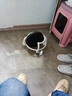 【全网爆款】椅子万向轮美缝凳子带轮旋转擦地矮凳美甲修脚凳滑轮 儿童凳-黑色款 实拍图