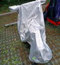 智国者电动车车衣车罩摩托车防晒隔热尘防雨雪罩防尘电瓶自行车雨衣加厚 实拍图