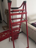 乔迁之喜新居布置梯子搬家入宅折叠梯加厚碳钢人字家用梯多功能 红色七步梯【七星高照】送贴纸 实拍图