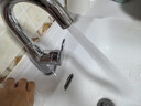 恒洁（HEGII）面盆水龙头S3 卫生间双水花旋转冷热洗手洗脸盆水龙头DML938-116 实拍图