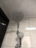 安华ANNWA 银色增压淋浴花洒铜合金套装全套浴室加压沐浴喷头大顶喷 【三功能】银色 | 铜合金主体 9054 实拍图