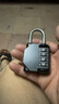 奥本大号密码挂锁 室内外门锁 防水防锈金属锁1604黑色 实拍图