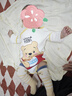 迪士尼婴儿衣服包屁衣新生连体衣满月宝宝百天睡衣春秋 维尼2件 80cm 实拍图