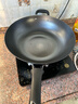 爱仕达（ASD）炒锅铸铁锅不锈无涂层平底炒菜锅34cm燃气电磁炉通用WG8334QB 实拍图