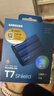 三星（SAMSUNG）1TB Type-c接口 移动固态硬盘 T7 Shield魔力蓝 NVMe读速1050MB/s  手机直连笔记本外接 三防保护 实拍图