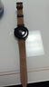 威千图适用华为手表GT6/GT5/5pro/GT4/WATCH5手表表带真皮时尚男女生41/42mm丨18MM接口【银扣棕色】 实拍图