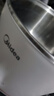 美的（Midea）电煮锅 宿舍小锅 小电锅 学生寝室一体泡面火锅多功能 不锈钢0涂层 电蒸锅 电热锅 XZE1614 配蒸笼 实拍图