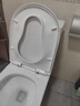 箭牌（ARROW）卫浴大冲力喷射虹吸式防臭节水马桶家用缓降盖板连体抽水坐便器 镇店款/豪华加厚/旋涡冲水/ 1185U 400mm 实拍图