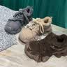 斯凯奇（Skechers）七夕女鞋夏季蕾丝熊猫鞋厚底增高百搭休闲运动经典复古老爹鞋 黑色/白色/BKW 37.5 尺码偏大，建议选小半码 实拍图