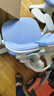 护童（Totguard）儿童学习椅可调节升降学生正姿四背坐姿椅 G985_奇思蓝 带脚踏 实拍图