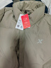 特步（XTEP）80%绒短款羽绒服男女款冬季新款保暖防风加厚外套男 天灰色-0115-80%绒 L 实拍图