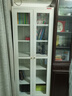 阿格贝贝钢制书柜带玻璃门防尘书柜落地一体家用图书馆书架收纳置储物柜 钢化玻璃款 【五层】1.8米高0.7米宽 实拍图