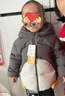 巴拉巴拉宝宝羽绒服男童外套女童秋冬装2025婴儿衣服动物造型208425107210 实拍图