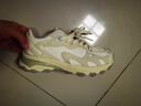 骆驼（CAMEL）漫游复古慢跑鞋女加绒运动鞋子 K23S09L7014A 米白/香芋紫 37 实拍图
