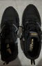 安踏男鞋革面防泼水跑步鞋男黑色轻便防滑休闲鞋春秋运动鞋旅游鞋男 实拍图