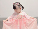芭米诺中秋节汉服女童连衣裙公主裙古装儿童国风唐装超仙襦裙 粉色  110 实拍图