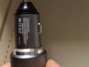pissa车载充电器手机超级快充头车充点烟器转换插头转接头 数显快充监测款月光银提速300% 实拍图