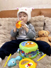 COOKSS宝宝手拍鼓0到1岁3-6个月以上儿童打击乐器婴幼儿铃鼓敲打玩具 实拍图