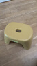 椅子奶油风家用小凳子加厚塑料凳可叠放耐用儿童凳学生寝室矮凳 柠檬黄1个 实拍图