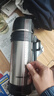 炊大皇保温壶304不锈钢真空长效保温户外旅行壶大容量暖水瓶 钢本色2L 实拍图