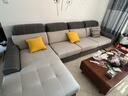 全友家居现代简约布艺沙发客厅家具大户型家用贵妃位转角沙发政府补贴 实拍图