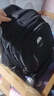 迪帅2025新款中学生书包男生初中生高中生超大容量背包男减负护脊男款 纯黑色（送闪电熊） 大号（适合初中生/高中生） 实拍图