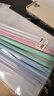 少年伴文件夹商务报告办公10只A4透明拉杆夹学生文具抽杆夹水滴夹资料收纳册简历产检报告夹纸试卷夹10mm 实拍图