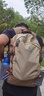 骆驼（CAMEL）云影雪糕包双肩包大容量书包男女户外徒步登山包轻便旅行背包杏色 实拍图