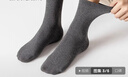 京东京造【10A抑菌袜】新疆棉四季秋冬吸汗休闲袜透气简约黑5双 实拍图