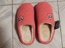 大嘴猴（Paul Frank）棉拖鞋女秋冬情侣时尚家居厚底毛绒保暖棉鞋男PF806 实拍图