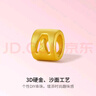 周六福黄金转运珠男女情侣款字母DIY手绳生日礼物定价约0.46gY字母 实拍图