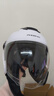 凤凰（Phoenix）新国标A类3C认证电动车摩托车头盔双镜片防雾亮白围脖男女四季通用电瓶车3/4半盔冬季保暖安全帽 实拍图