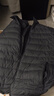 波司登（BOSIDENG）25年新款短款轻薄羽绒服男款90绒户外野营登山修身立领羽绒内胆 幻影灰8243-25-格雷系 L 180/100A 体重约140-155斤 实拍图