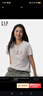 GAP女装2025夏季新款纯棉彩色胶印logo短袖T恤常规休闲上衣765994 灰白色 M (165/84A) 亚洲尺码 实拍图