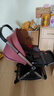 elittile逸乐途婴儿推车双向轻便高景观可坐可躺宝宝车EMU欧版俏丽粉全篷 实拍图