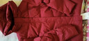 波司登（BOSIDENG）25新款冬季羽绒服女款短款连帽90绒新年红骐骥红外套B250245128 【新年红】醇酒红1856-送长辈 -趋势推荐 S 160/84A 体重约100-110斤 实拍图