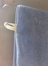 全棉时代毛巾纯棉不易掉毛加大加厚方巾抗菌柔软强吸水 冰川蓝32*70cm 实拍图