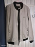 真维斯户外运动王一博代言夹克男春秋季外套潮流上衣立领宽松棒球服 浅灰 2XL 实拍图