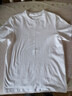 京东京造【已售300w件】短袖t恤男衣服秋季男士打底外穿 白色 L 实拍图