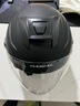 凤凰（Phoenix）新国标A类3C认证电动车摩托车头盔双镜片防雾防风保暖哑黑 男女四季通用电瓶车3/4半盔冬季安全帽 实拍图