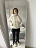 坦博尔泡芙连帽羽绒服女短款韩版面包服小个子秋冬外套TBF530360D 知春米 S (160)（建议体重110斤-120斤） 实拍图
