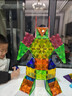 卢卡儿童钻面彩窗磁力片积木拼插玩具生日120片男孩女孩儿童礼物 实拍图