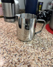 CLITON 咖啡拉花杯尖嘴拉花缸加厚304不锈钢打奶泡杯 带刻度350ML拉花杯 实拍图